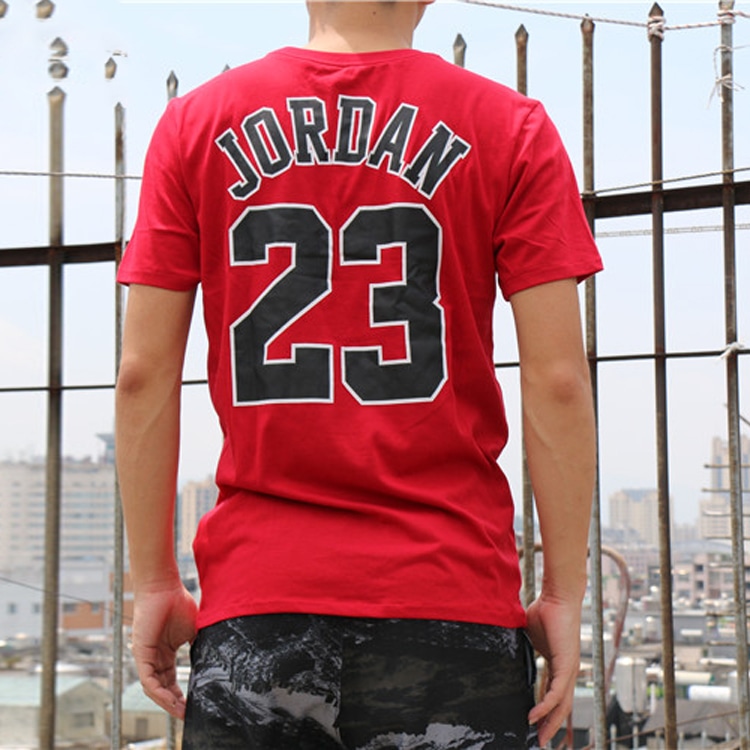 Jordan Logo T-Shirt Red — фото 3