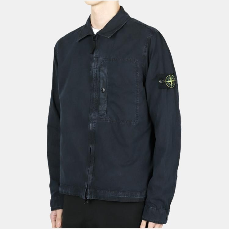 Stone Island Logo Zip Shirt — фото 4