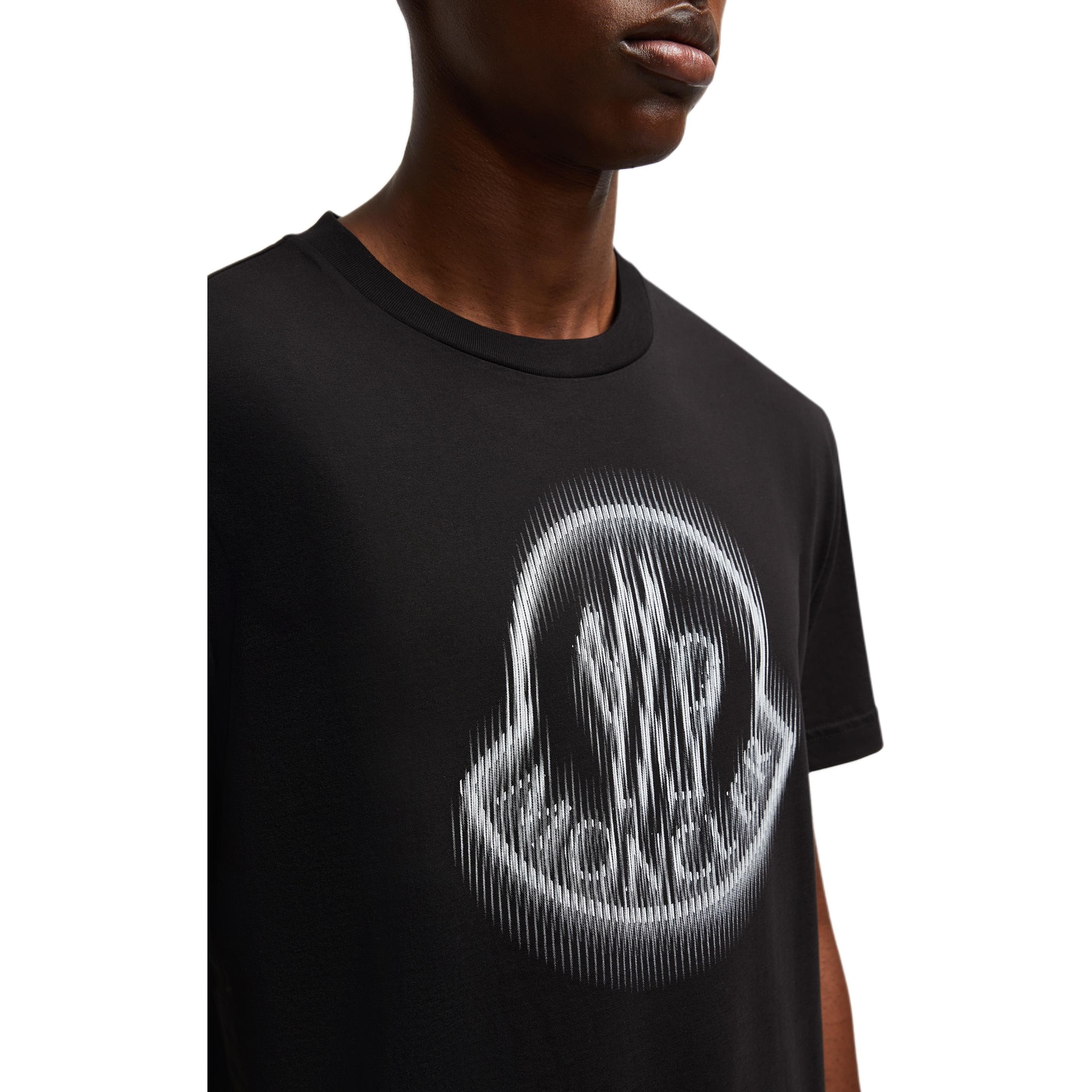 Moncler Logo Print T-Shirt Black — фото 4