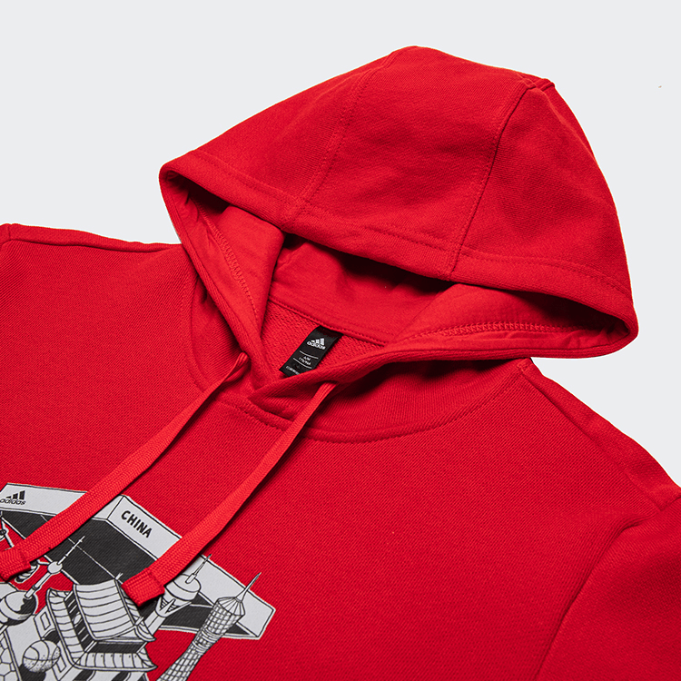 Adidas Hoodie Red — фото 4