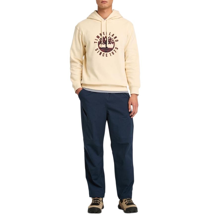 Timberland Fleece Hoodie Light Brown — фото 4