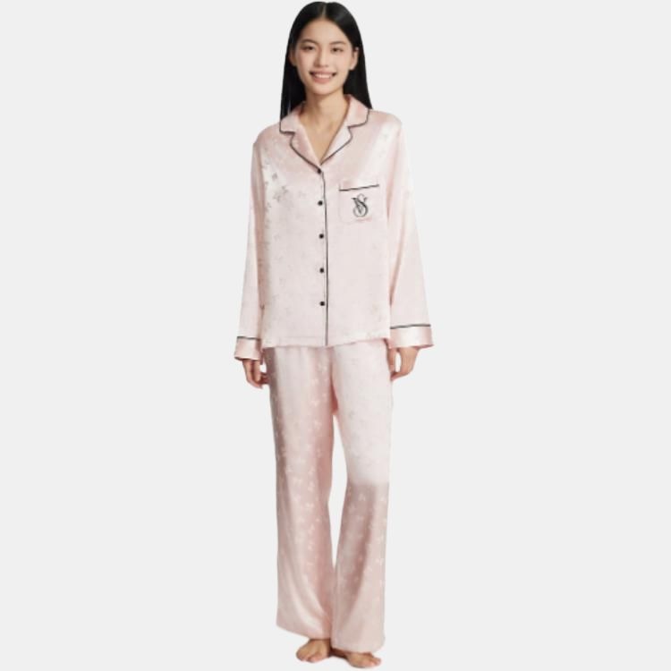 Victoria'S Secret PINK The Mix Pajama Set Pink — фото 1