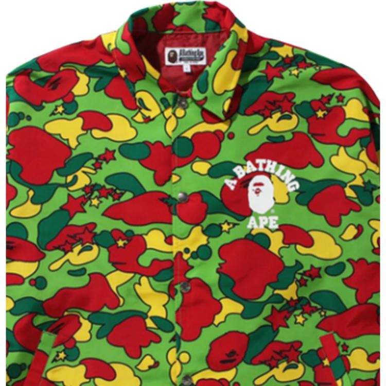 A BATHING APE BAPE STA Camo Coach Jacket — фото 2