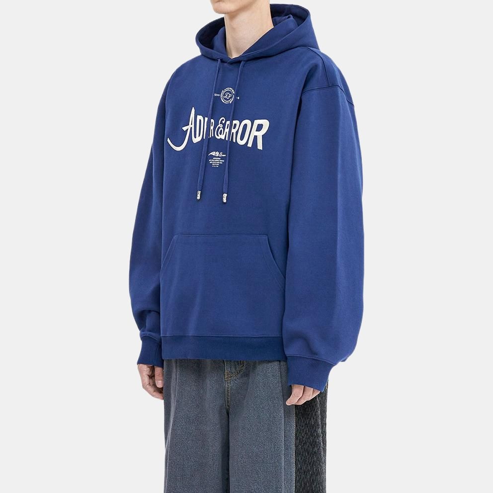 Ader Error FW22 Printed Hoodie Blue — фото 2