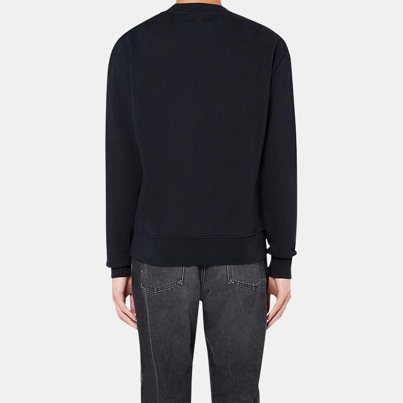 Amiparis SS21 Logo Crewneck Sweatshirt Black — фото 3