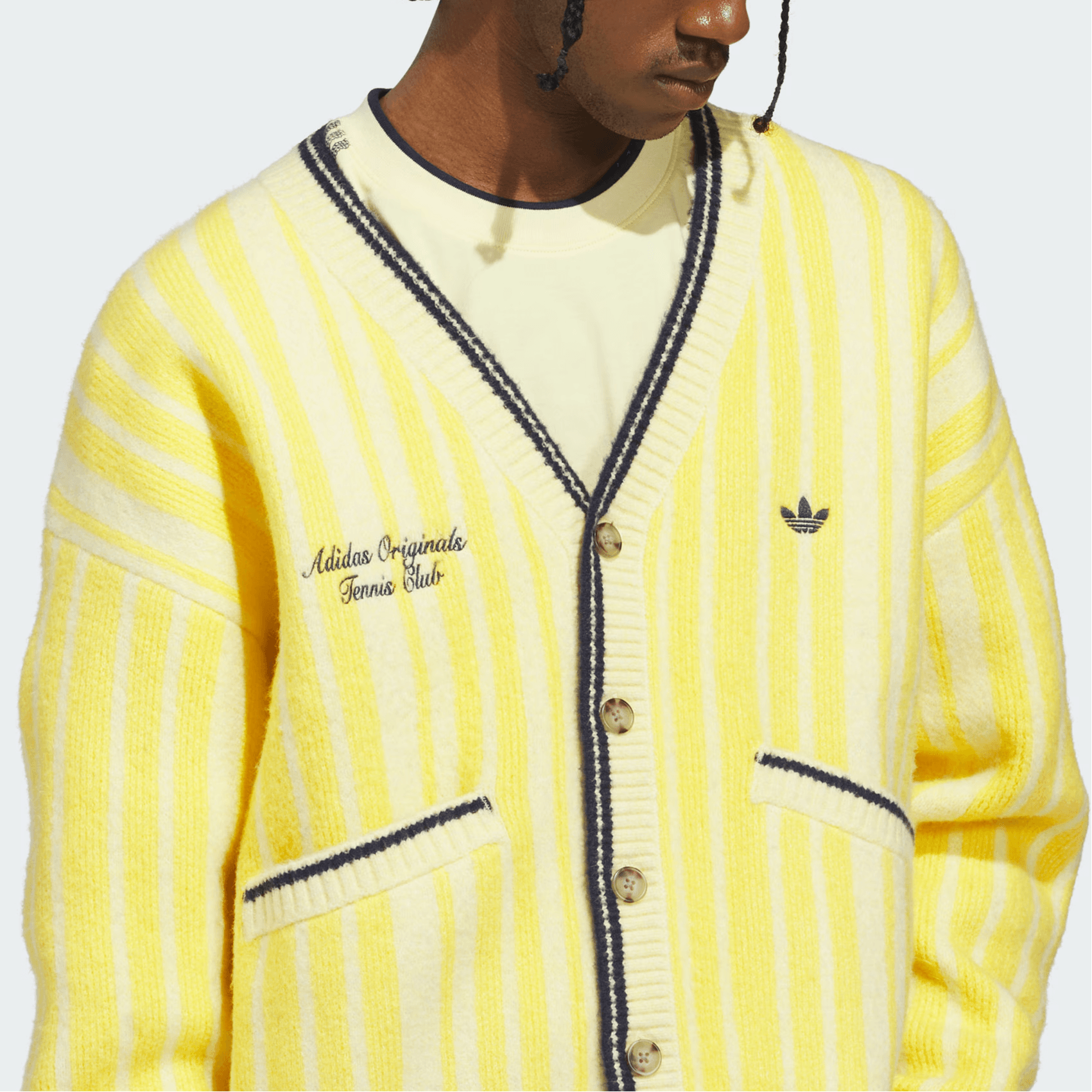 adidas originals CHEVIOT KNIT CARDIGAN — фото 3