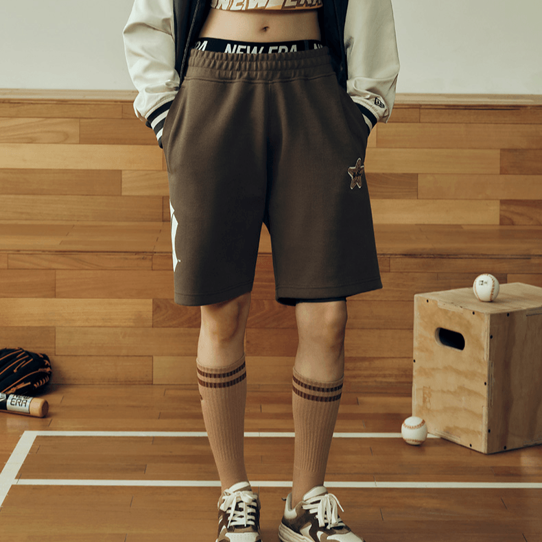 New Era x MLB NY Yankees Shorts Brown — фото 2