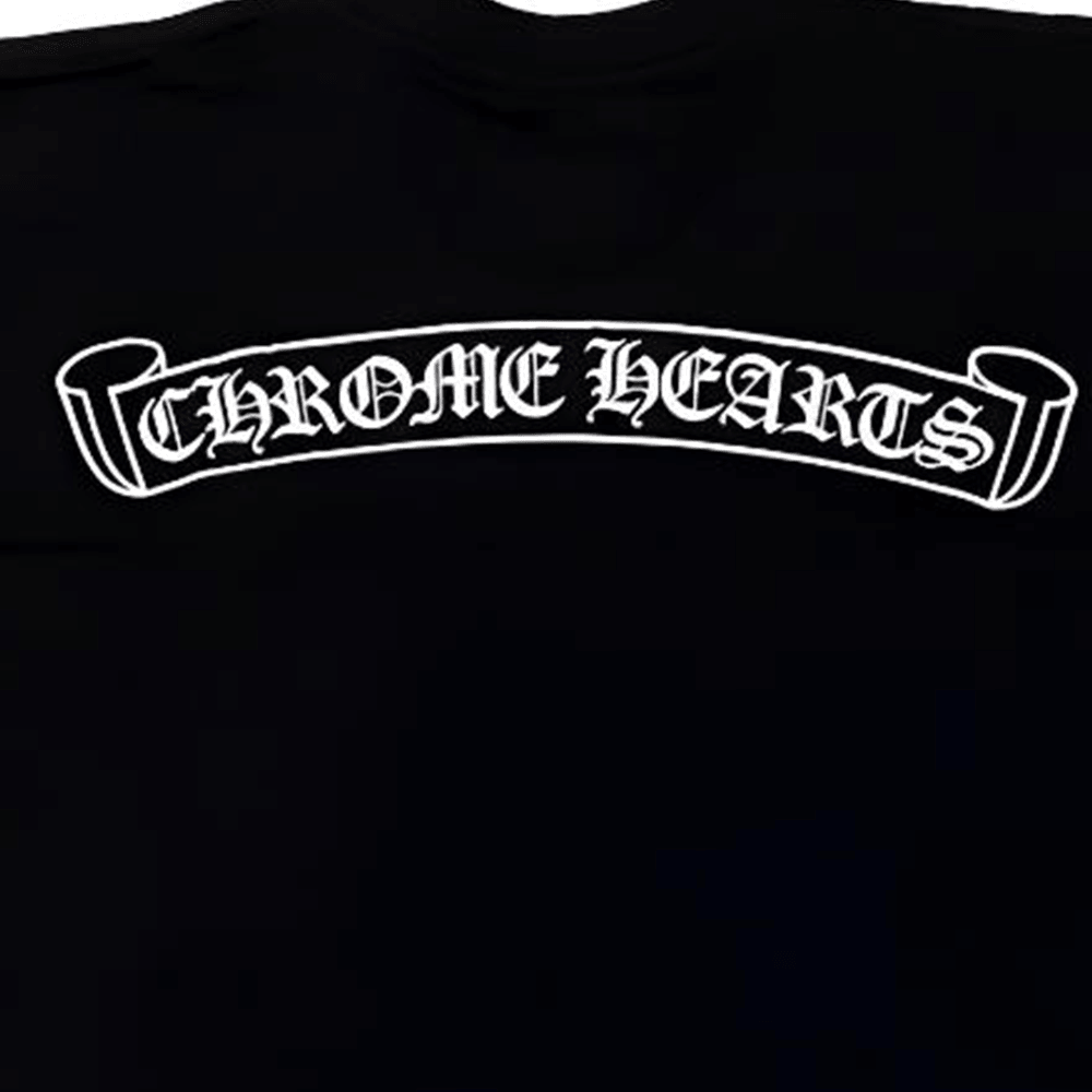 Chrome Hearts Logo Crewneck T-Shirt Black — фото 2