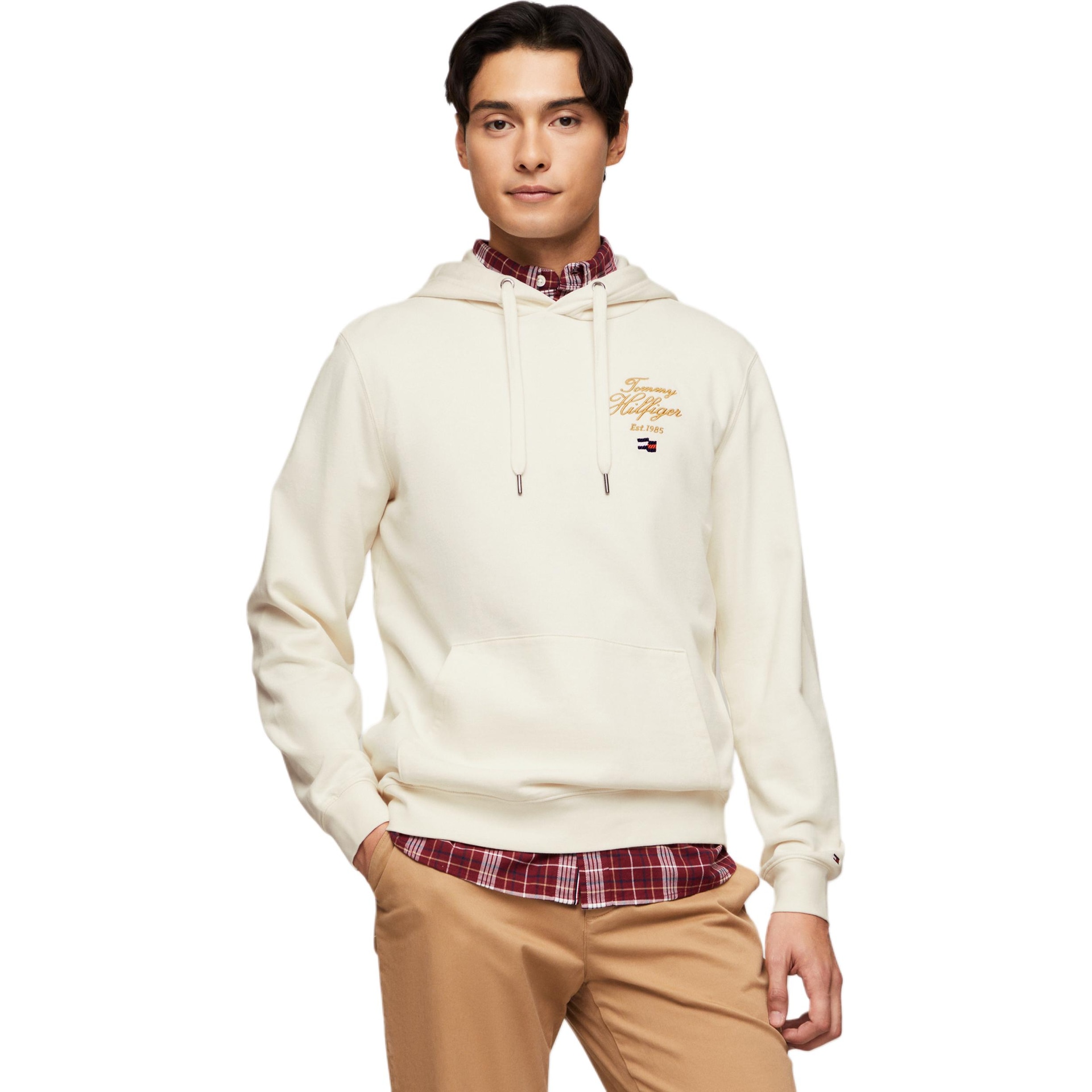 Tommy Hilfiger Hoodie Cream — фото 5