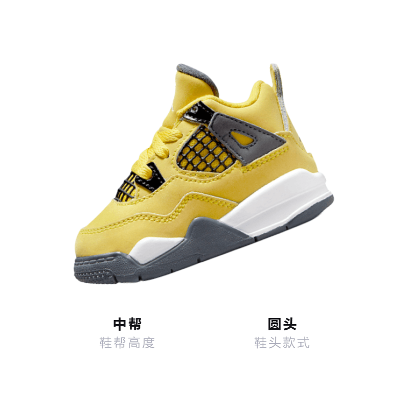Jordan Air Jordan 4 retro "tour yellow" — фото 2