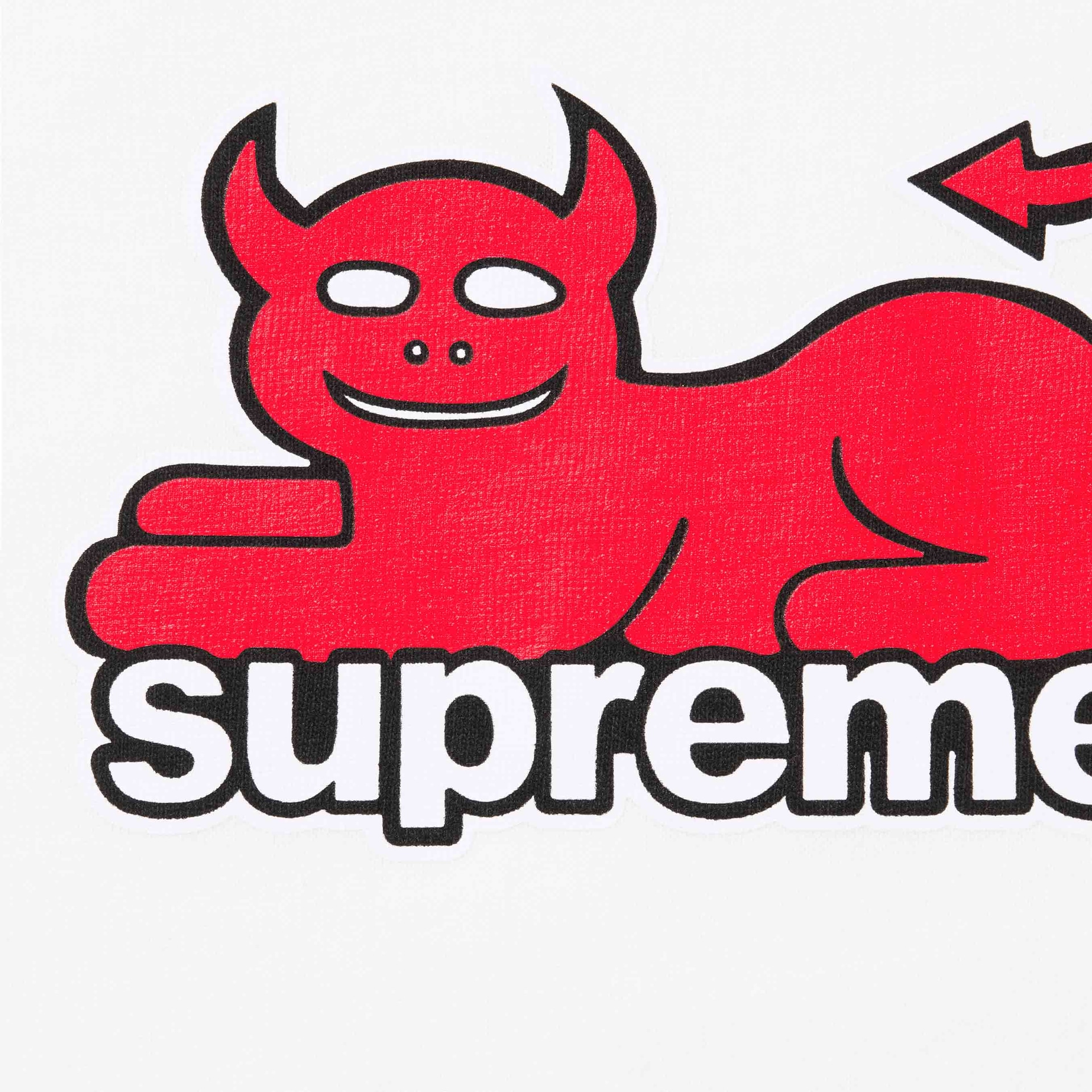 Supreme x Toy Machine Devil Cat Tee — фото 5