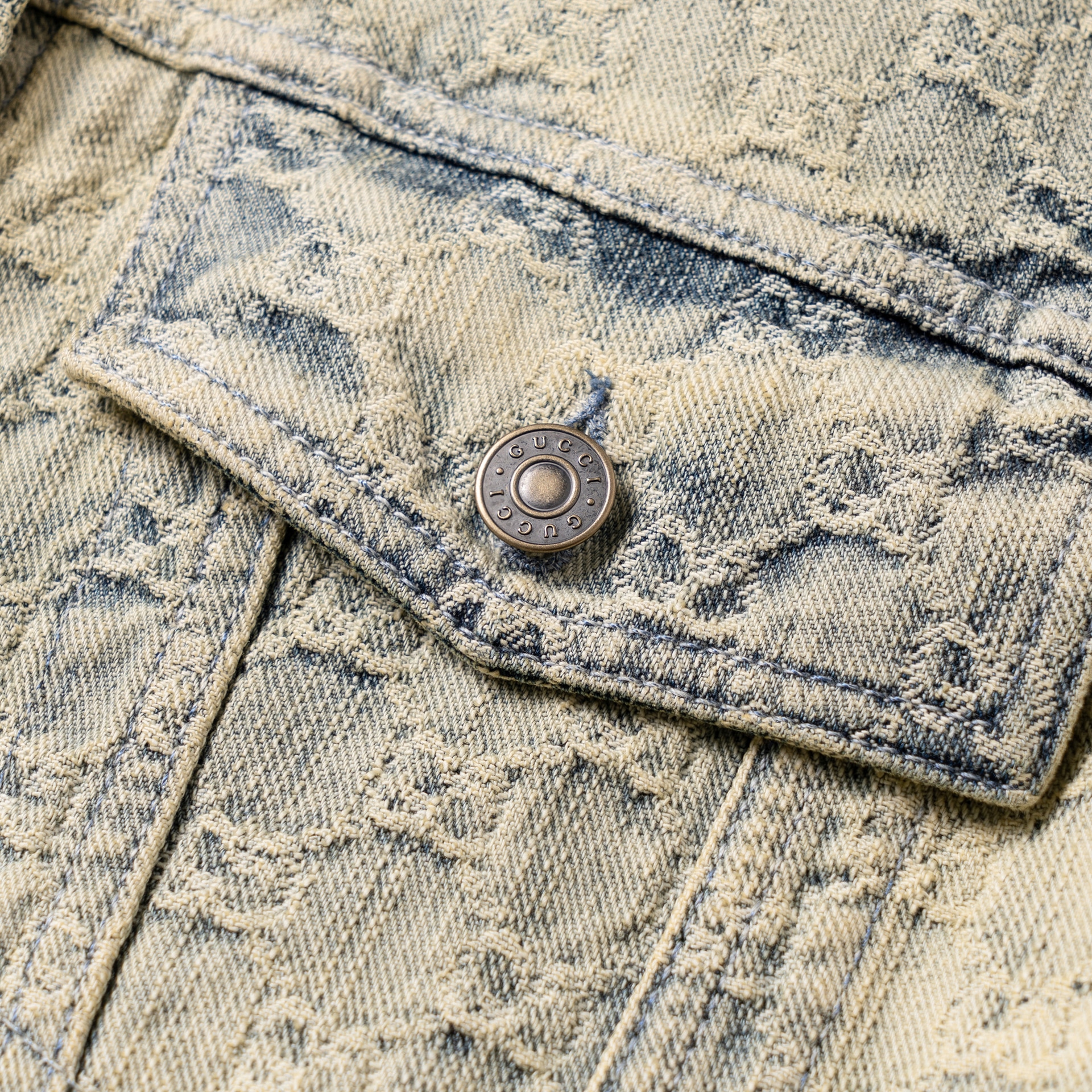 Gucci GG Jacquard Denim Jacket — фото 5