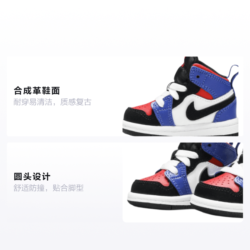 Jordan Air Jordan 1 Mid Top 3 — фото 1