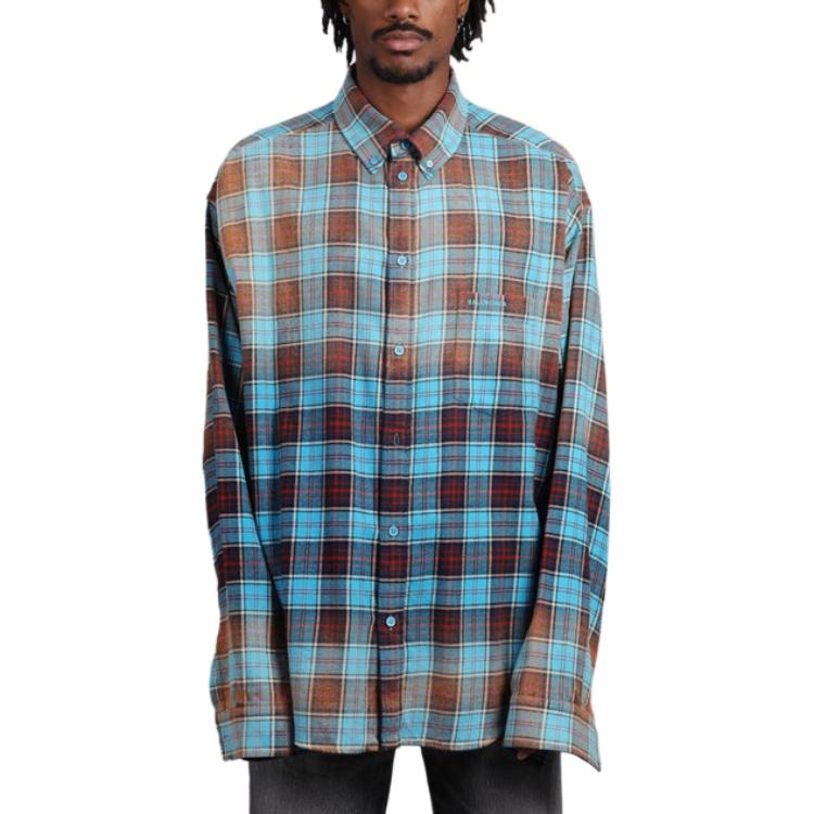 Balenciaga FW23 Checkered Shirt — фото 3