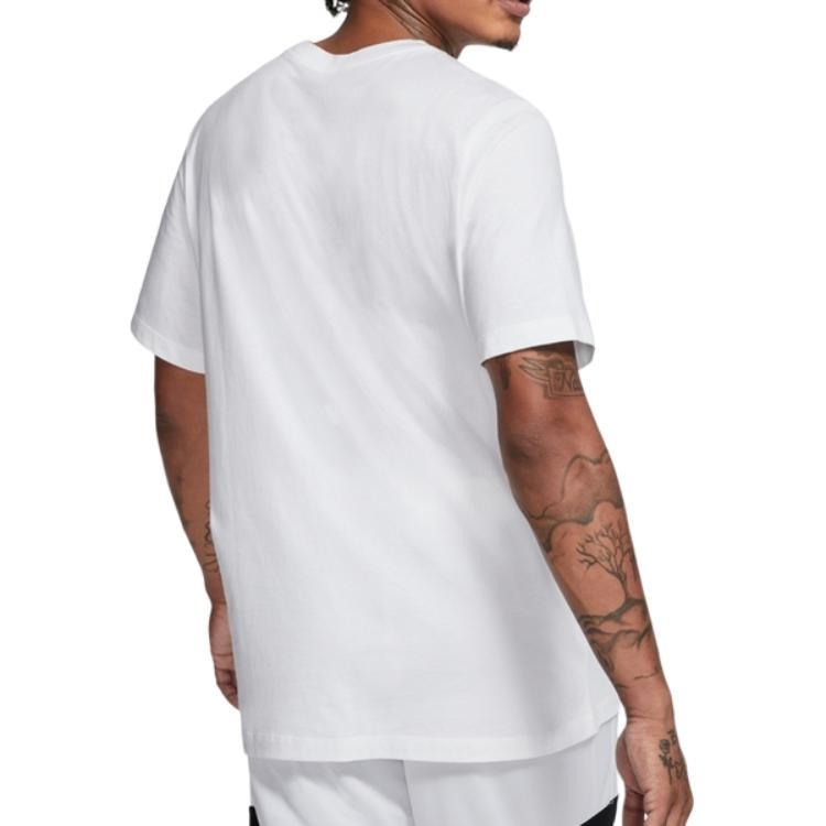 Jordan Wordmark Logo T-Shirt White — фото 6