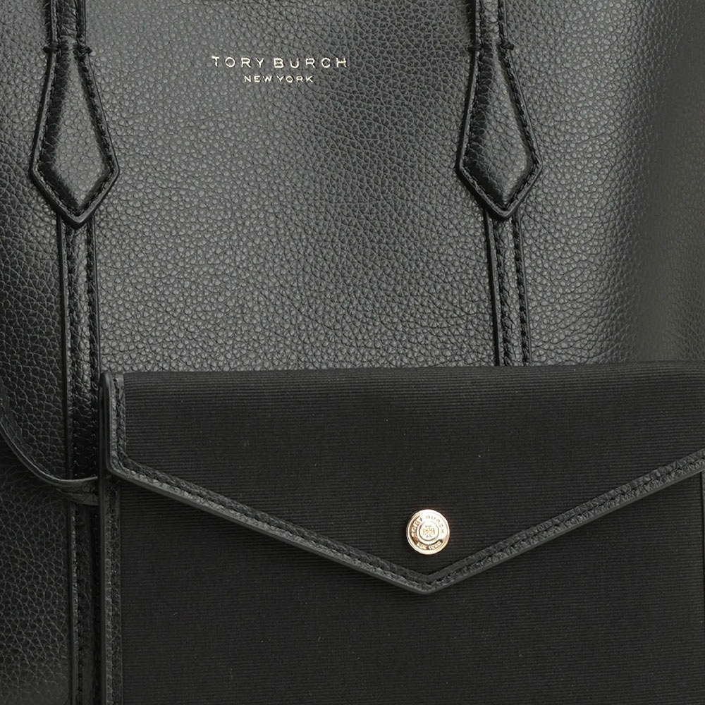 Tory Burch Perry Tote Small Black — фото 4