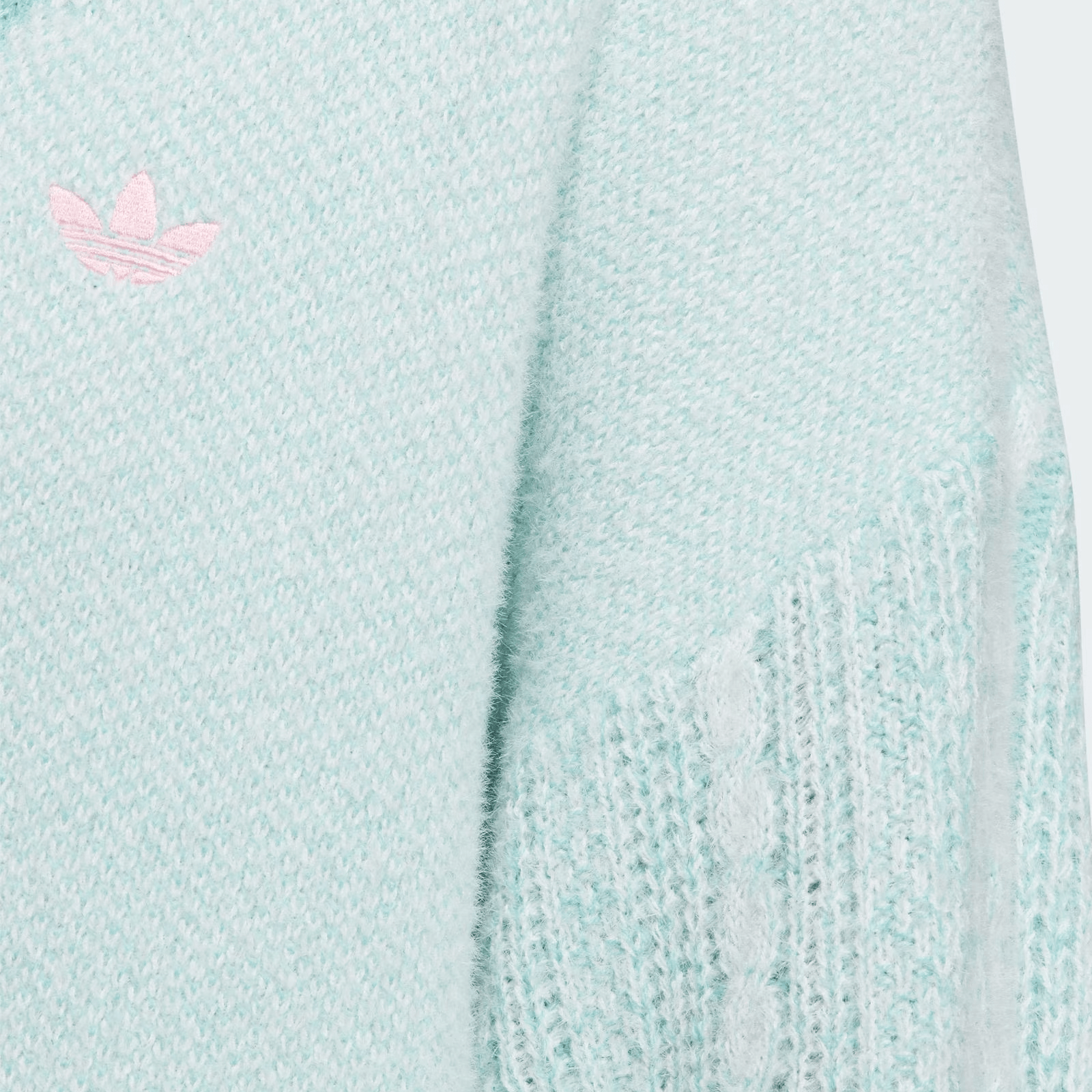 adidas originals V-Day Polo Sweater Mint — фото 4