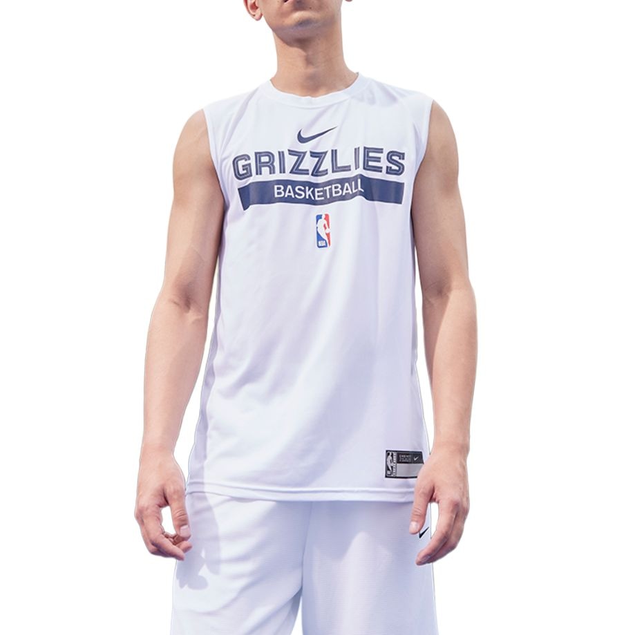 Nike DRI-FIT NBA Training Tank White — фото 2