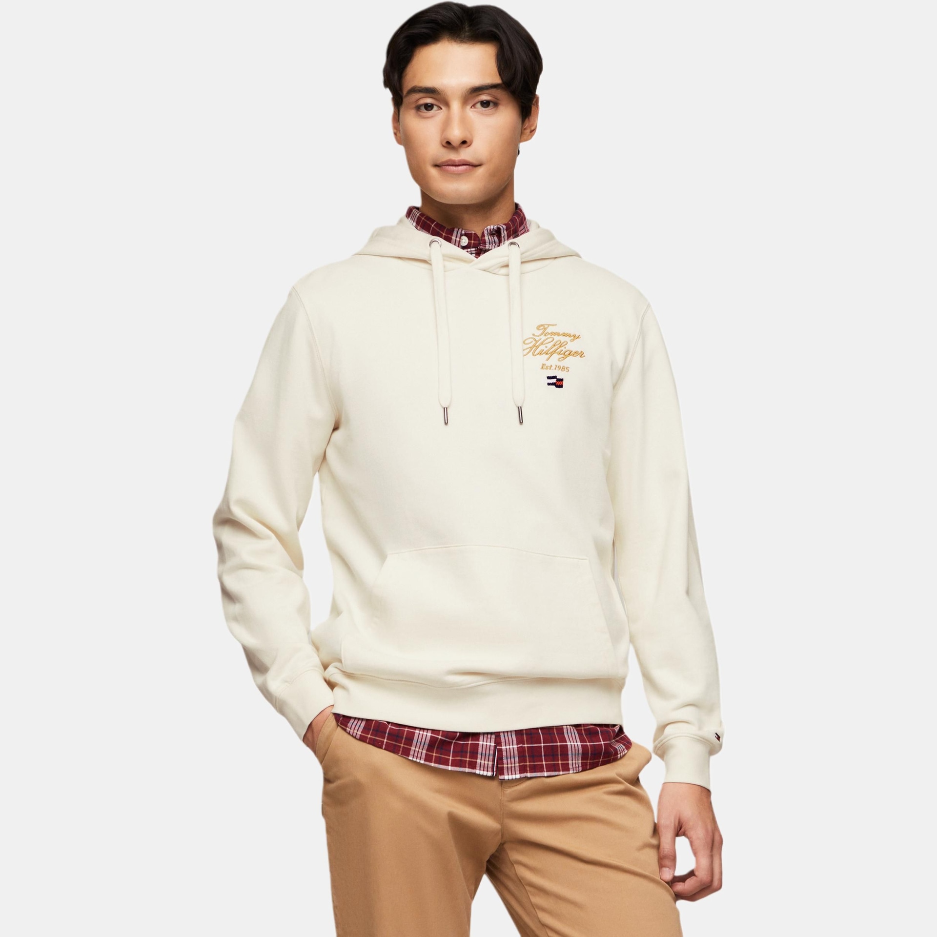 Tommy Hilfiger Hoodie Cream — фото 2
