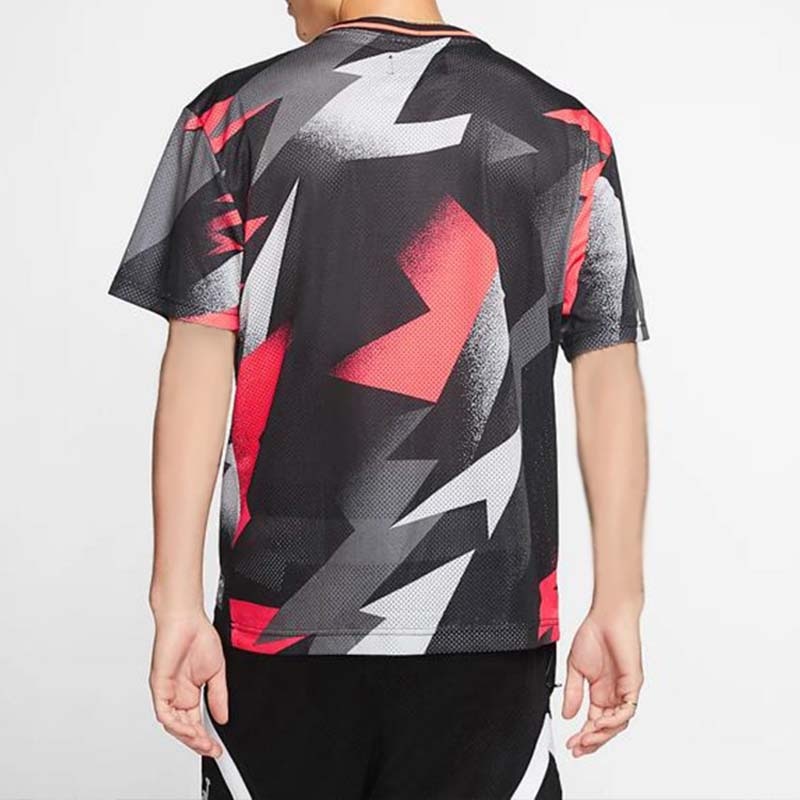 Jordan Paris Saint-Germain Mesh Football Training T-Shirt Black — фото 3