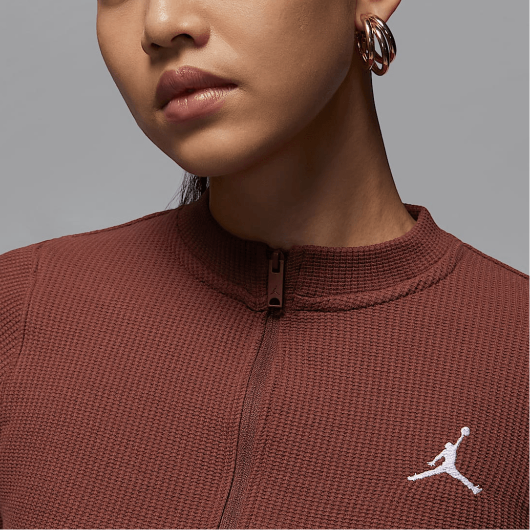 Jordan FW24 Knit Top Brown/White — фото 5