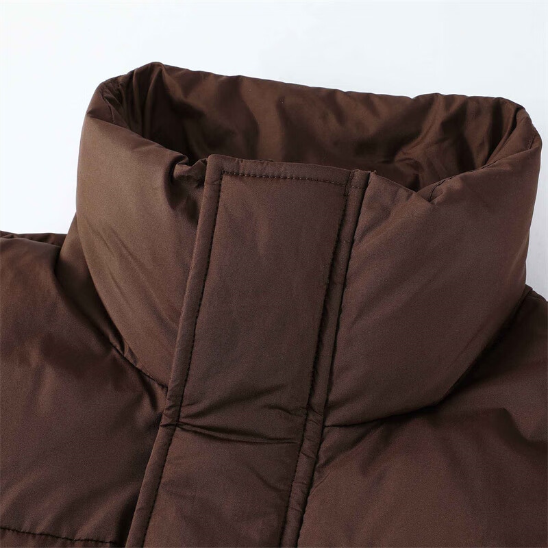 Puma Classics Relaxed Down Jacket Coffee Brown — фото 5