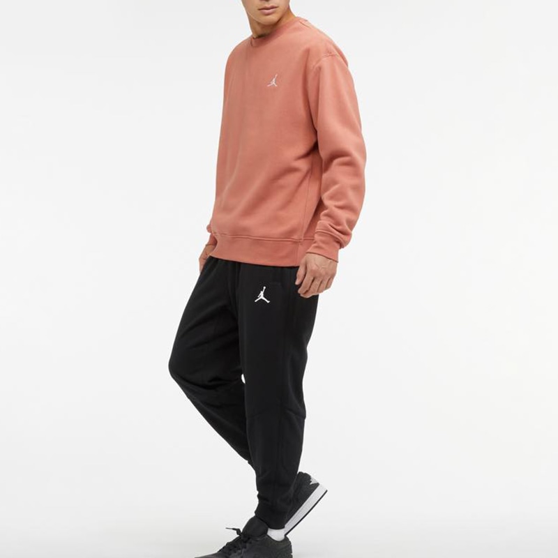 Jordan Logo Crewneck Sweatshirt Orange — фото 5