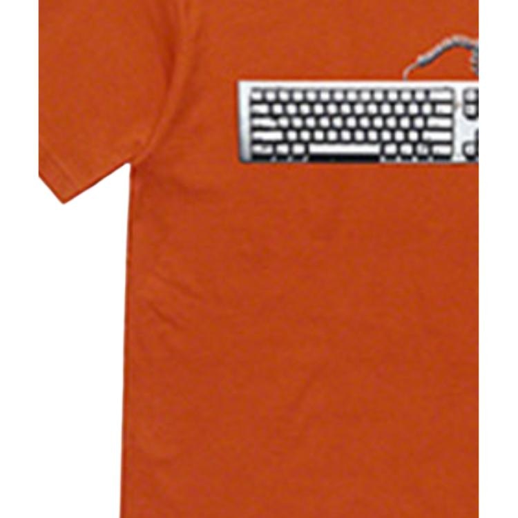 Supreme SS19 Keyboard Tee Rust — фото 4