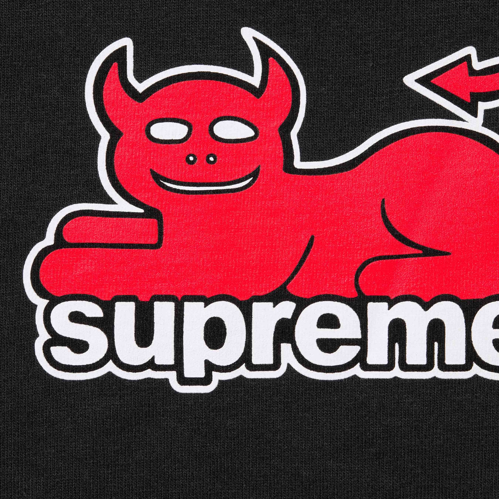 Supreme x Toy Machine Devil Cat Tee — фото 1