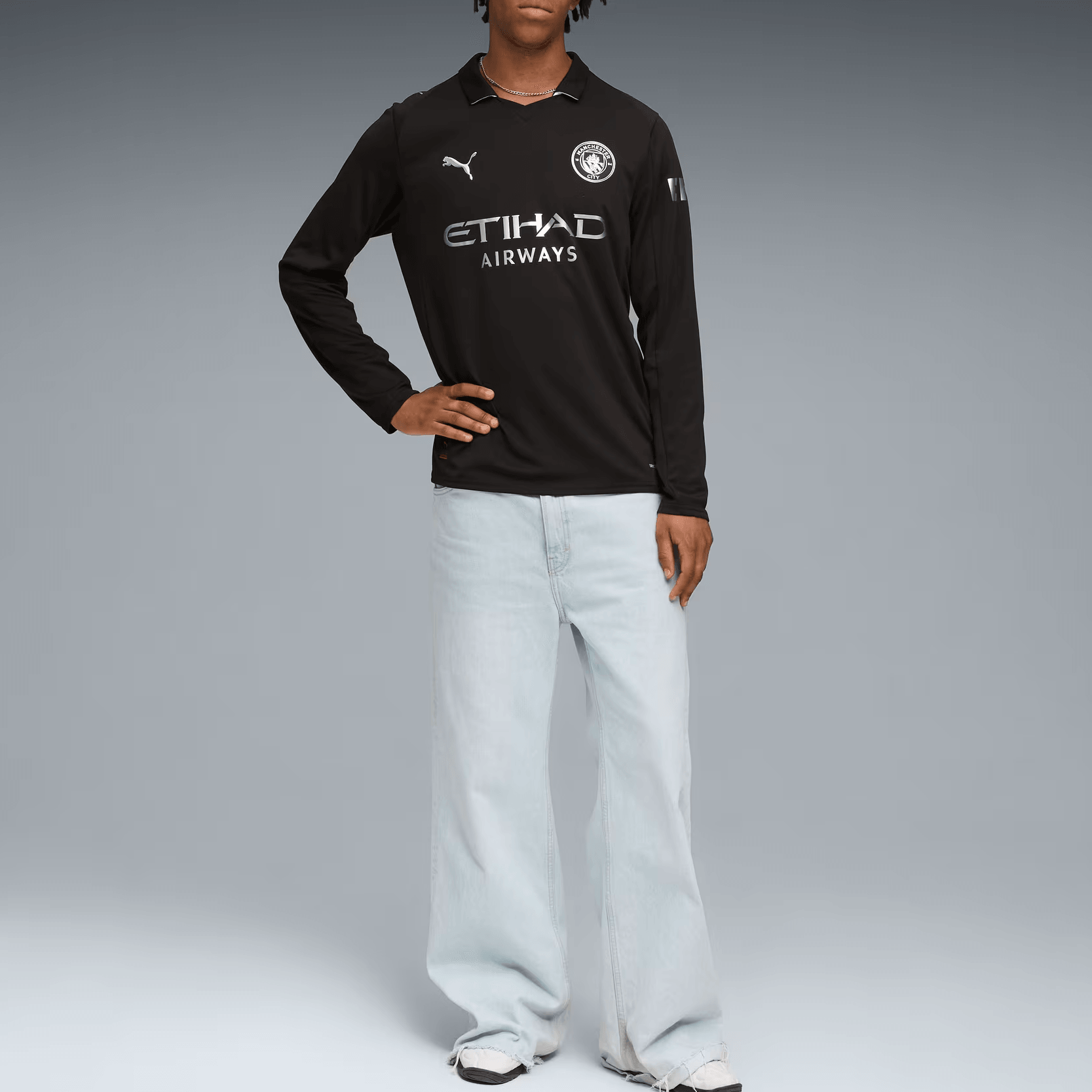 Puma Manchester City SS25 Away Jersey Long Sleeve — фото 8