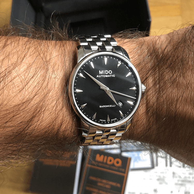 Mido Baroncelli 50 38mm M8600.4.18.1 — фото 6