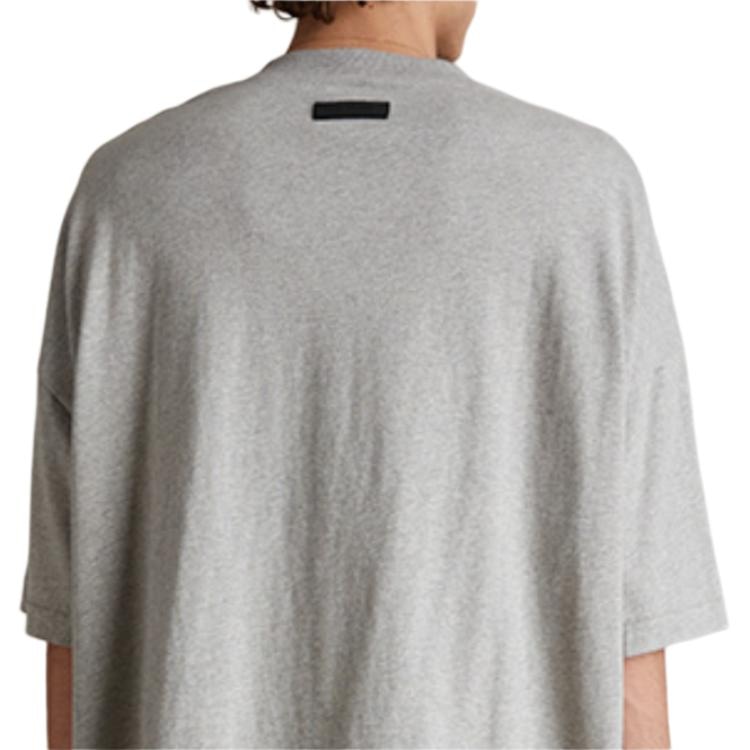 Fear Of God Essentials SS24 Crewneck T-Shirt Dark Heather Oatmeal — фото 6