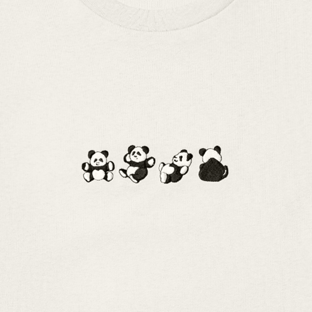 Vans Panda Crew Tee Off White — фото 3