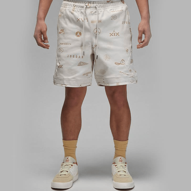 Jordan Phantom Grey White Shorts — фото 3