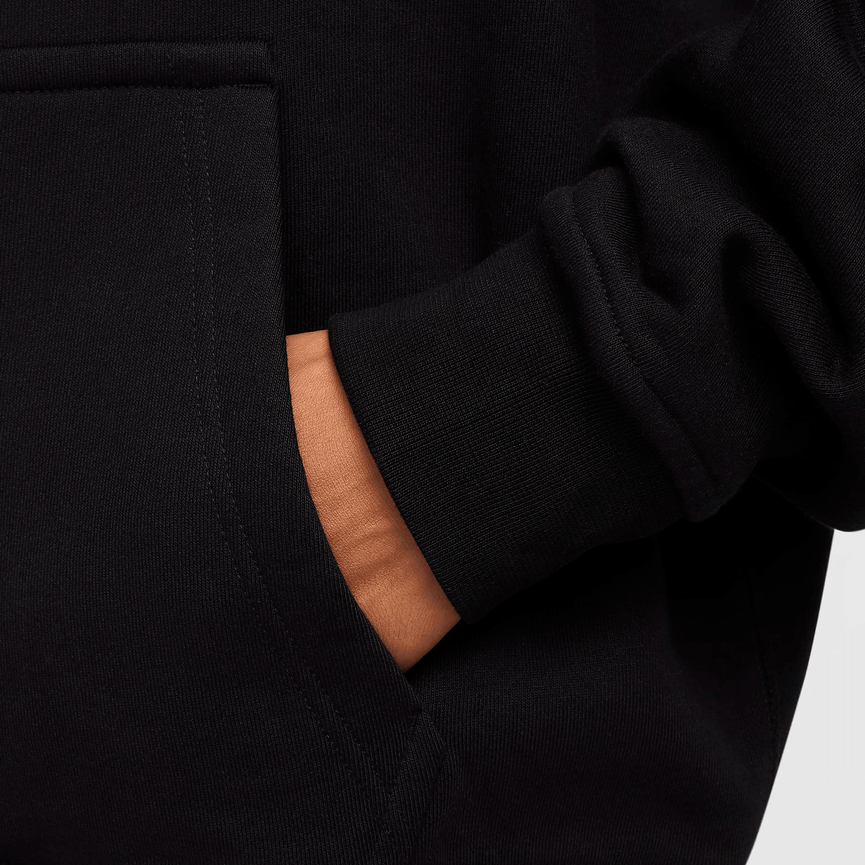 Nike Solo Swoosh Hoodie Jacket Black — фото 4