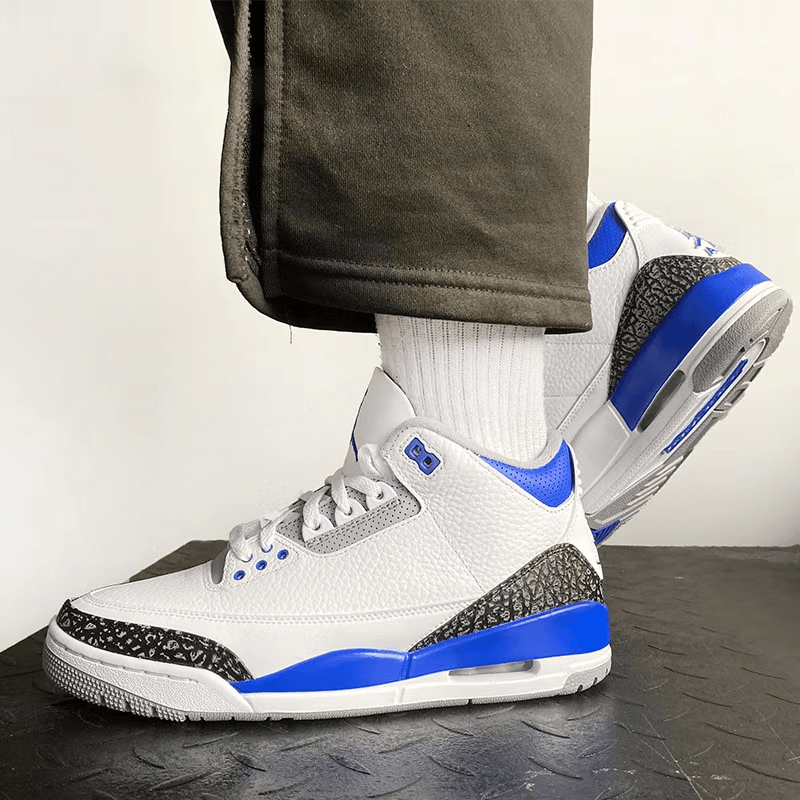 Jordan Air Jordan 3 Retro "Racer Blue" GS — фото 4