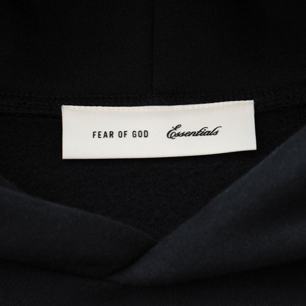 Fear Of God Essentials Essentials SS26 90'S HOODIE VINTAGE BLACK — фото 6