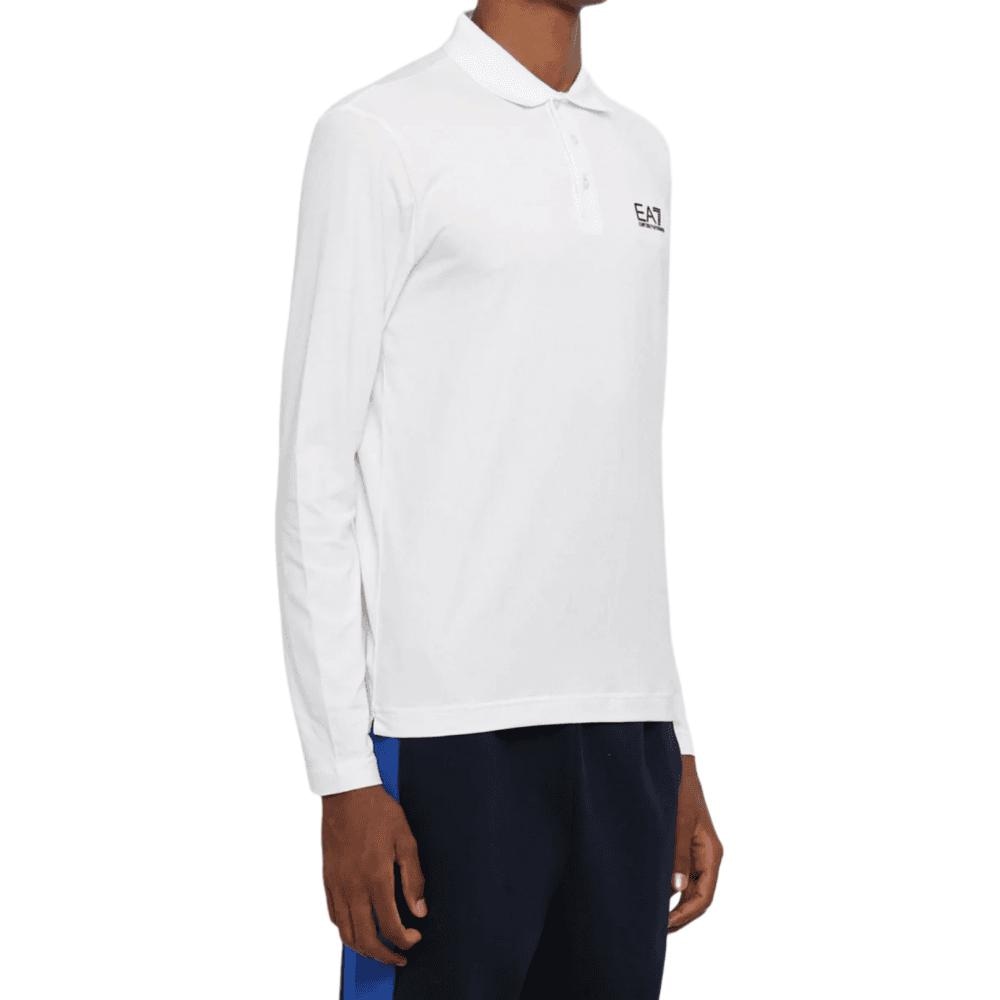 Emporio Armani EA7 FW24 Polo White — фото 4