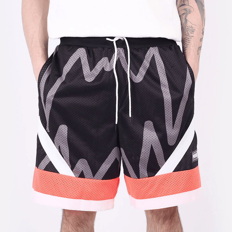 Puma Basketball Mesh Shorts Black — фото 3