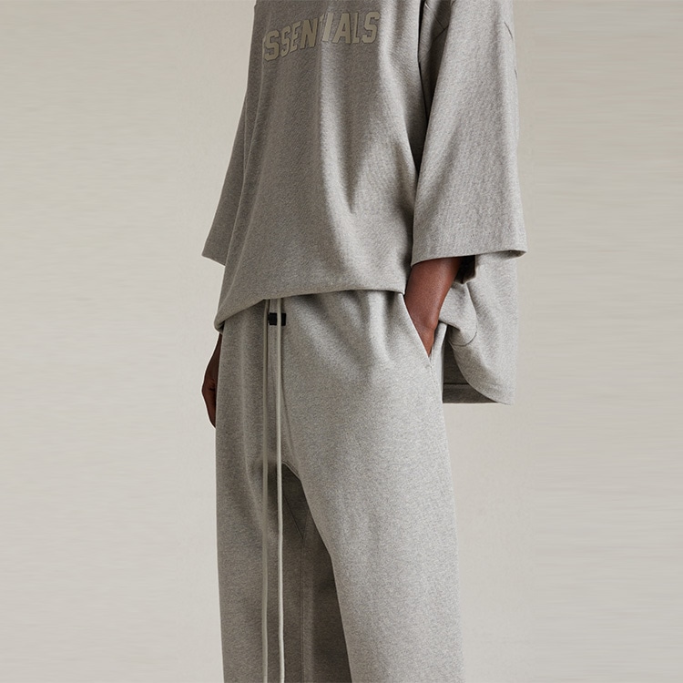 Fear Of God Essentials SS24 Sweatpants Dark Heather Oatmeal — фото 3