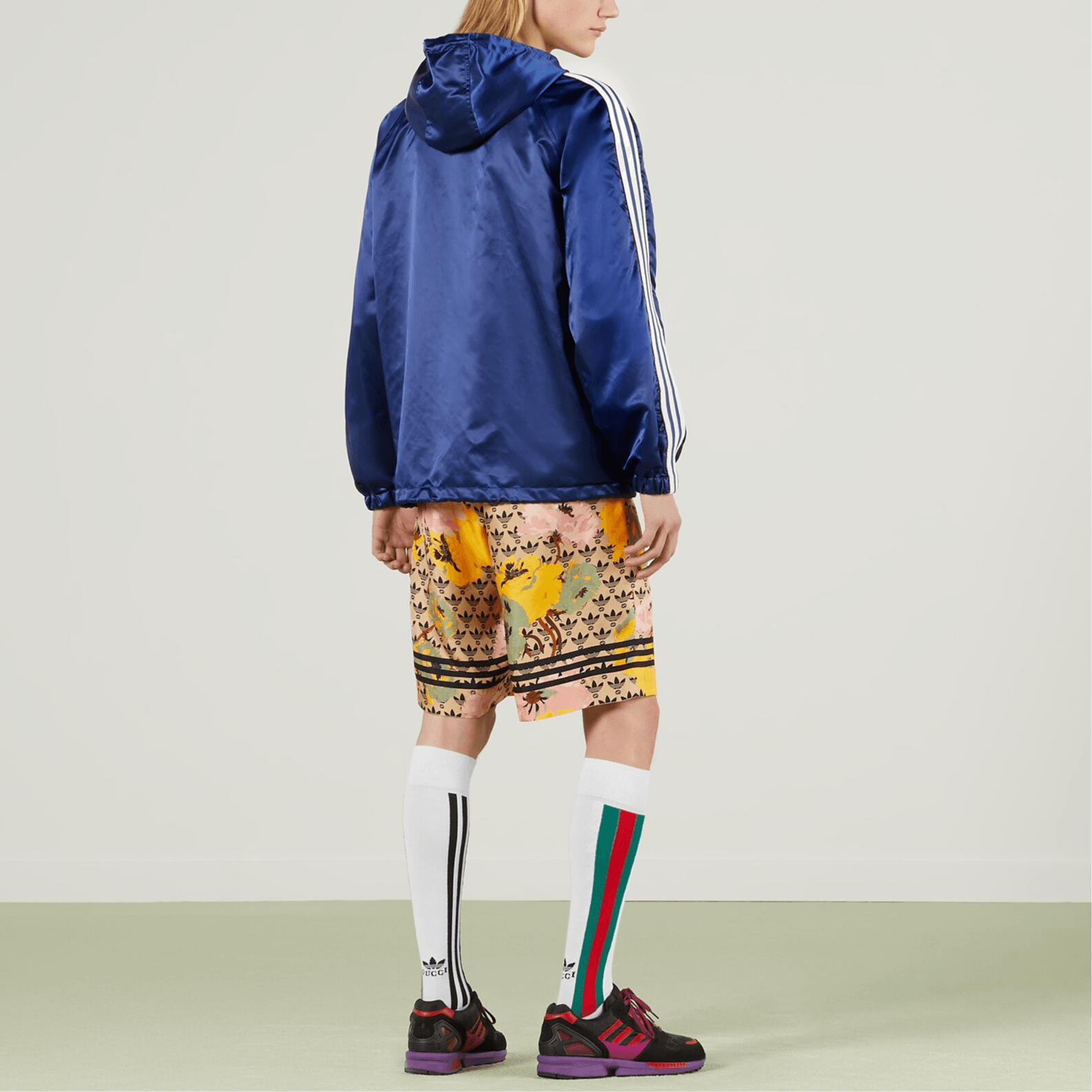 Gucci x adidas SS23 Floral Silk Shorts — фото 2