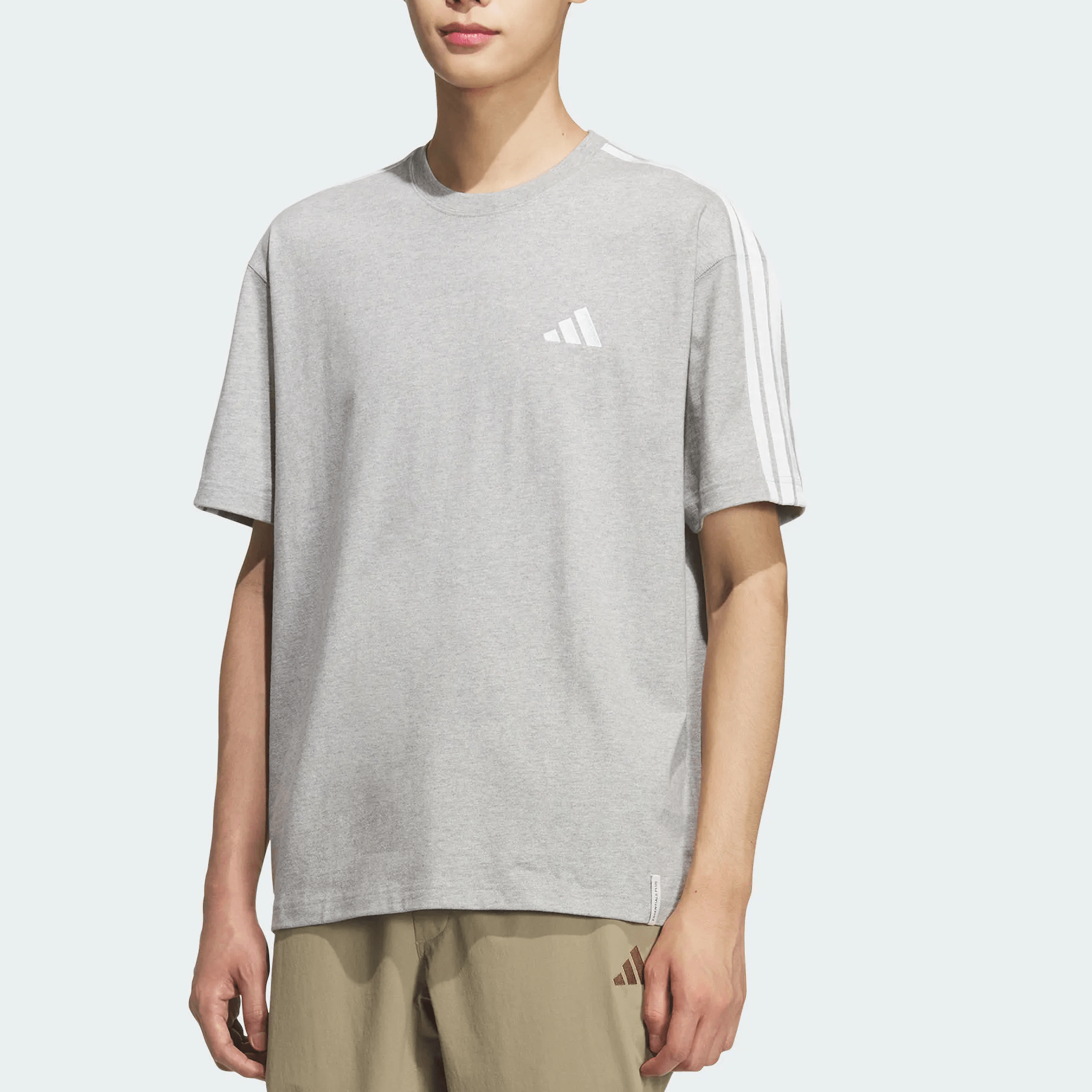 Adidas ESSENTIALS PLUS S LOOSE FIT SINGLE JERSEY T — фото 6