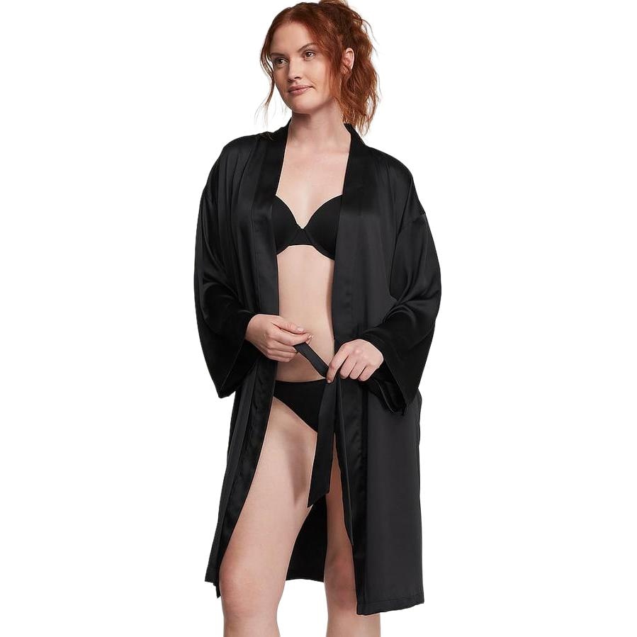 Victoria'S Secret Satin Midi Robe — фото 4