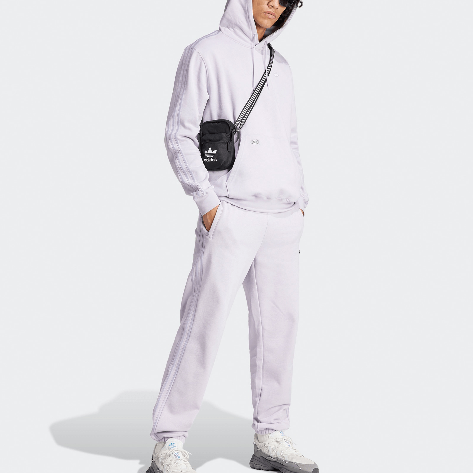 adidas originals x Mickey Mouse SS24 Hoodie Silver — фото 3