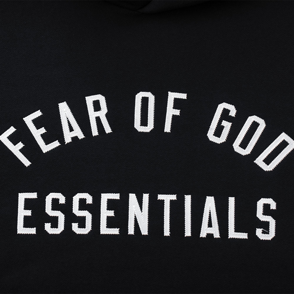 Fear Of God Essentials Essentials SS26 90'S HOODIE VINTAGE BLACK — фото 2