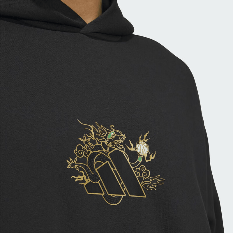 Adidas Originals FW23 Dragon Year CNY Hoodie Black — фото 3