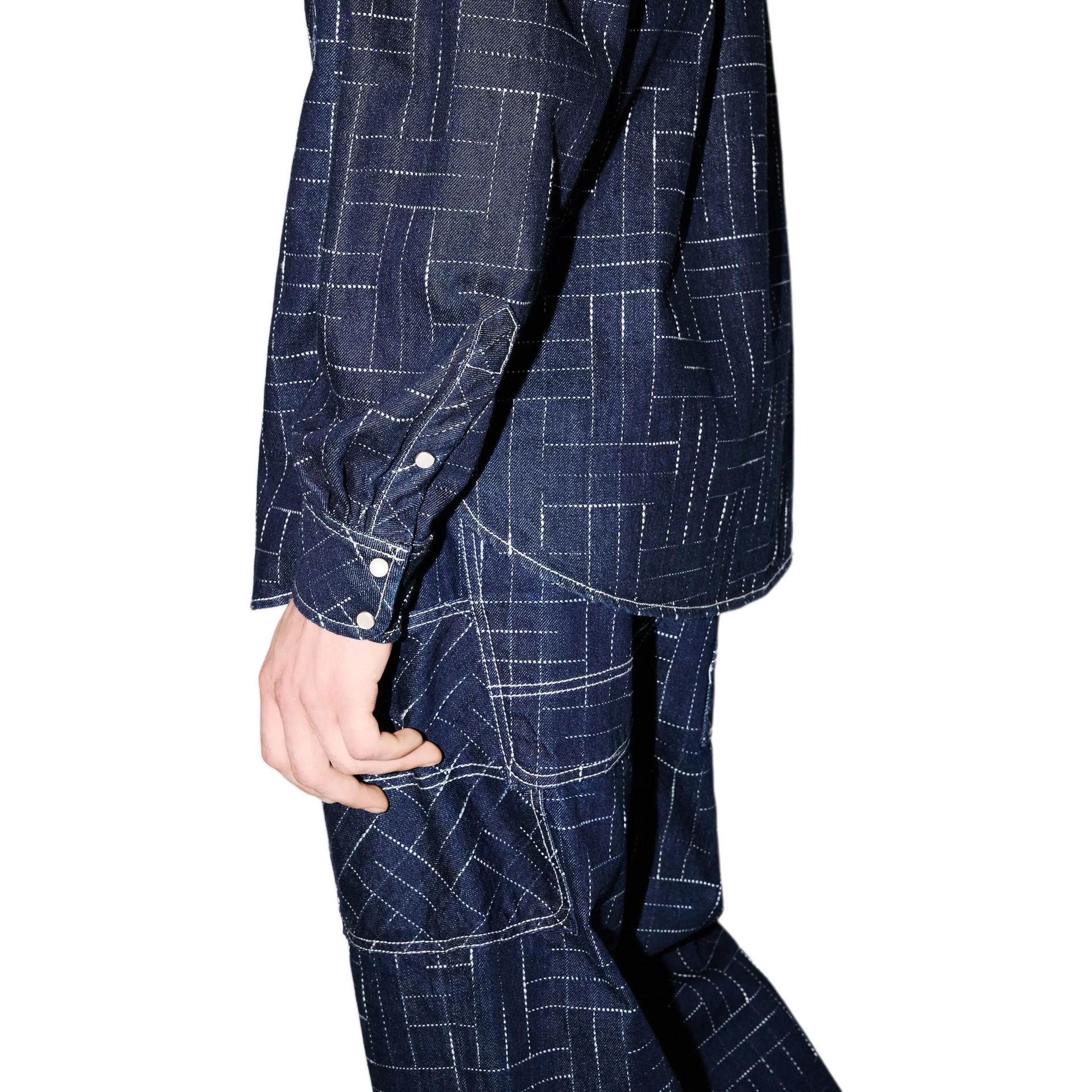 Kenzo Weave Long Sleeve Shirt — фото 4