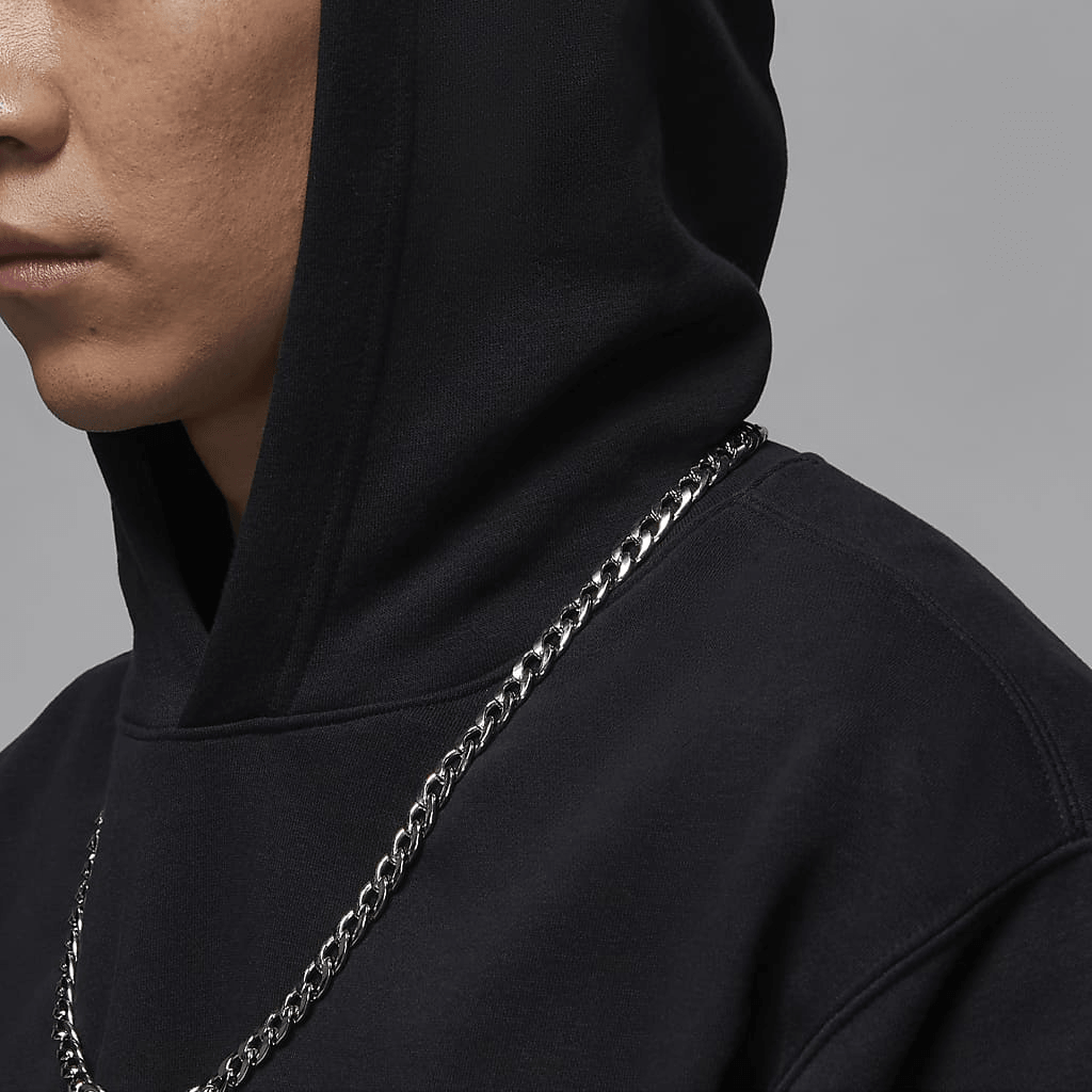 Jordan Essentials Hoodie Black White — фото 6