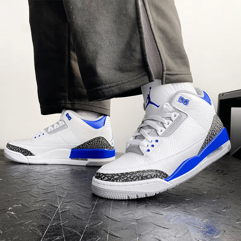 Jordan Air Jordan 3 Retro "Racer Blue" GS — фото 3