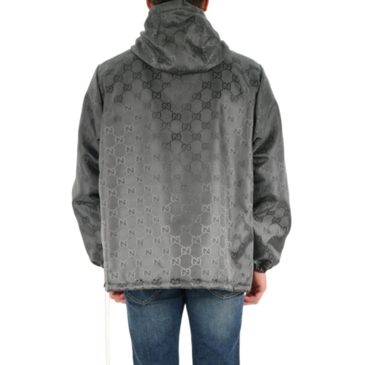 Gucci Off The Grid Zip Hoodie Grey — фото 5